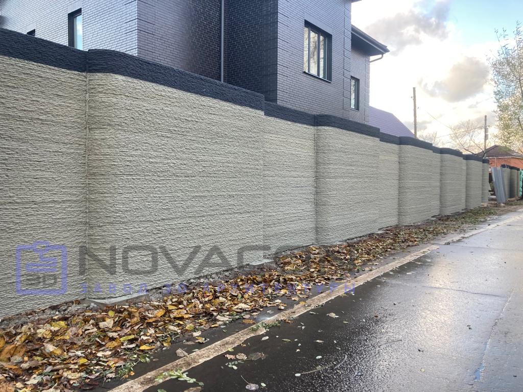 купить забор бетонный секционный